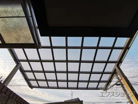 三協アルミのテラス屋根 セパーネ テラスタイプ 単体 積雪〜20cm対応 施工例