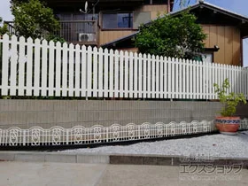 四国化成のフェンス・柵 テネシーフェンス N1型 自由支柱 施工例