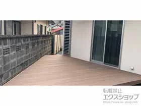 YKKAPのウッドデッキ リウッドデッキ 200＋ 床下囲い 2段＋独立式リウッドステップ2型×2セット 施工例