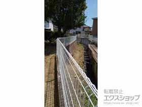 YKKAPのフェンス・柵 イーネットフェンス 2F型　自由柱施工 施工例