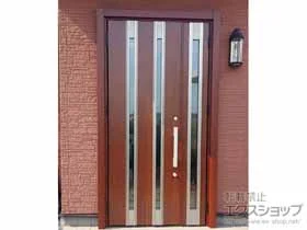 LIXIL リクシル(トステム)の玄関ドア リシェント玄関ドア3 断熱K4仕様 親子仕様(ランマ無)L M24型 ※手動仕様 施工例