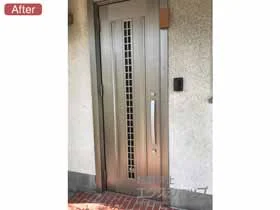 LIXIL リクシル(トステム)の玄関ドア リシェント玄関ドア3 アルミ仕様 片開き仕様(ランマ無)L C20N型 ※手動仕様 施工例