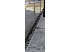 四国化成のフェンス・柵 メッシュフェンス G型 自由支柱タイプ 施工例