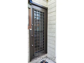 LIXIL リクシル(トステム)の玄関ドア リシェント勝手口ドア 断熱仕様（一般複層）ランマ無（外観右吊元）G型 施工例