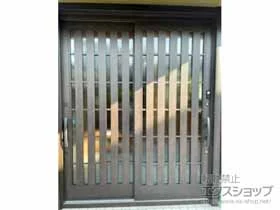 LIXIL リクシル(トステム)の玄関ドア リシェント玄関引戸2 SG仕様 2枚建戸 ランマ無 S54型 ※※簡易タッチキーシステム 施工例