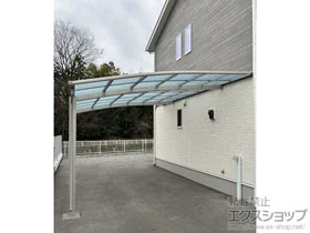 YKKAPのカーポート アリュース ベーカ　積雪〜20cm対応+屋根ふき材補強部品 施工例