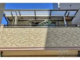 LIXIL(リクシル)のバルコニー屋根 スピーネ F型 屋根タイプ 単体 積雪〜20cm対応 施工例