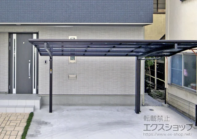 東京都江戸川区のValue Selectのフェンス・柵、カーポート プレシオスポート 積雪〜20cm対応 施工例