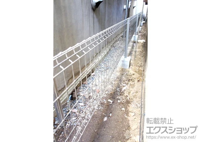 東京都品川区のLIXIL リクシル(TOEX)のフェンス・柵 ハイグリッドフェンスUF8型 施工例
