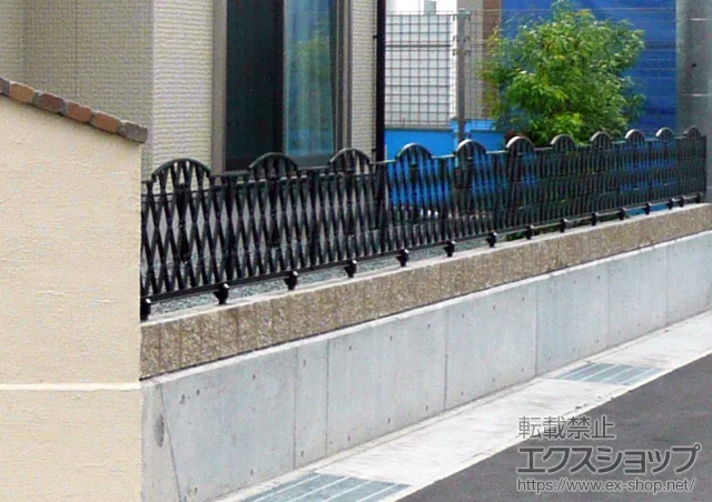 静岡県富山市のYKKAPのフェンス・柵 ファンタジアフェンス２型 施工例