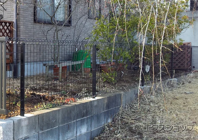 千葉県柏市のYKKAPのフェンス・柵 イーネットフェンス1F型 施工例