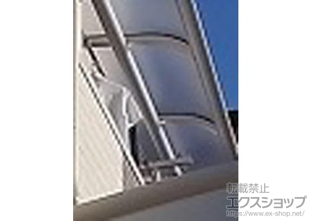 東京都江戸川区のYKKAPのバルコニー・ベランダ屋根、カーポート ヴェクターテラス R型 屋根タイプ 単体 積雪〜20cm対応 施工例