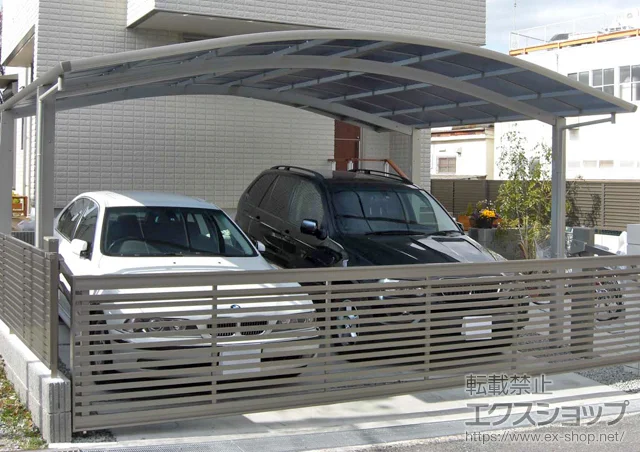 大阪府尼崎市のValue Selectのカーポート プレシオスポート ワイド 積雪〜20cm対応 施工例