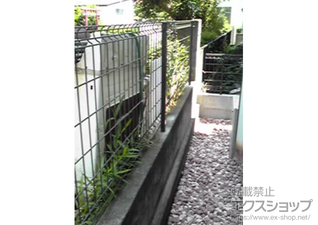 神奈川県名古屋市のValue Selectのフェンス・柵 ハイグリッドフェンスUF8型 フリーポールタイプ 施工例