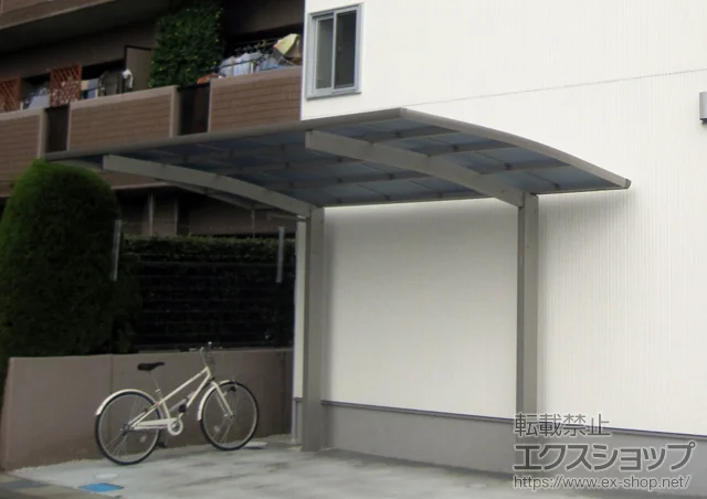愛知県富田林市ののサイクルポート・自転車置き場、カーポート レイナポート 積雪〜20cm対応 施工例