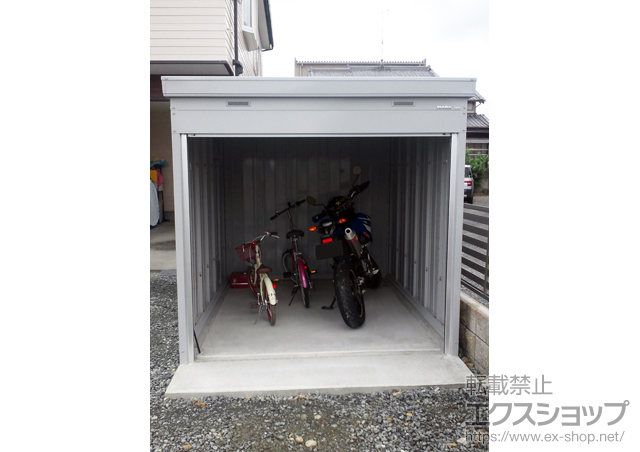 イナバ物置 バイク保管庫 オプション FM-2235HY専用 別売棚Dセット 『バイクガレージ』 - 3