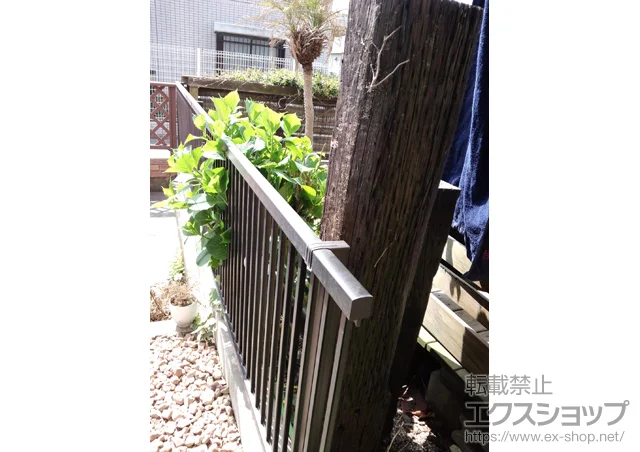 神奈川県野田市のグローベンのフェンス・柵 プリレオR2型フェンス フリーポールタイプ 施工例