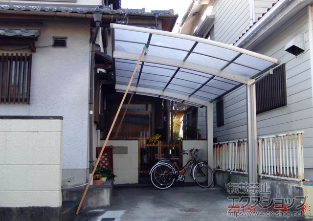 愛知県一宮市のYKKAPのカーポート レイナポートグラン　積雪〜20cm対応 施工例