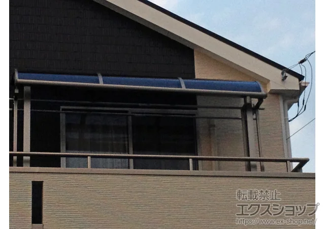 東京都熊本市のLIXIL リクシル（トステム）のカーポート ライザーテラスII R型 屋根タイプ 単体 積雪〜20cm対応 施工例