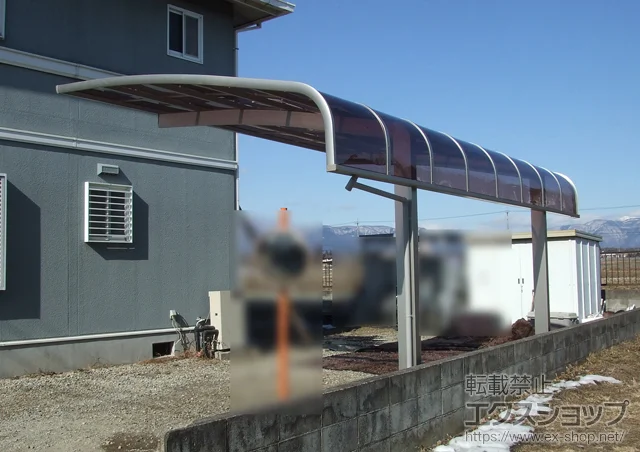 栃木県関市のYKKAPのカーポート レイナキャップポートグラン　積雪〜20cm対応 施工例