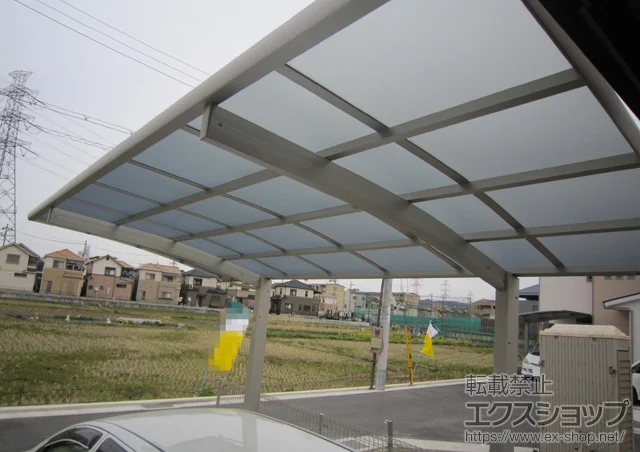 大阪府大阪市のLIXIL リクシル（トステム）のカーポート レイナポート 積雪〜20cm対応 施工例
