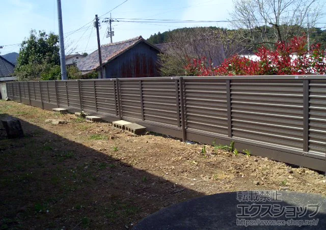 山口県小諸市のYKKAPのフェンス・柵 プリレオR9型フェンス 施工例