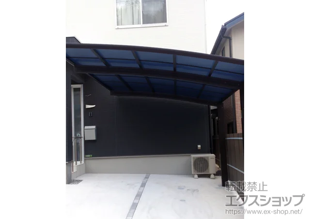 広島県横浜市のLIXIL リクシル（トステム）のカーポート レイナポートグラン　積雪〜20cm対応 施工例