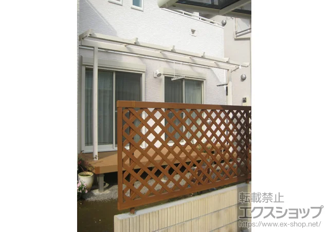 埼玉県安芸郡熊野町のYKKAPのフェンス・柵 スタンダードフェンス2型 施工例