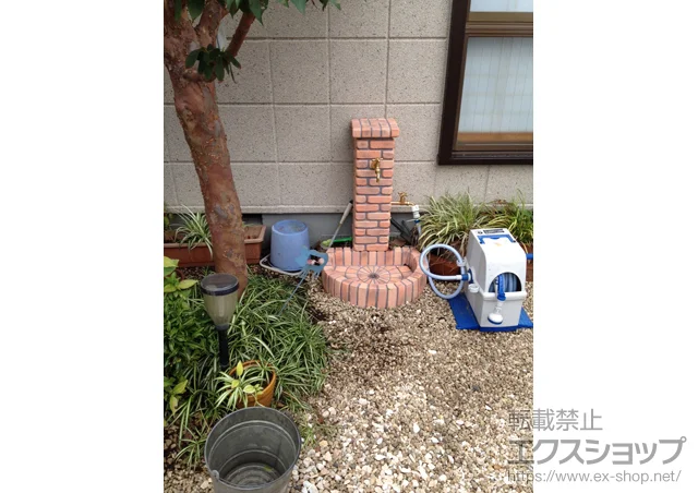 神奈川県袖ケ浦市のの立水栓・ガーデンシンク、カーポート、門扉、フェンス・柵 エスビック オアシスシリーズ 施工例