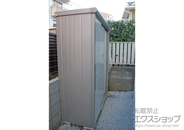東京都調布市のヨドコウの物置・収納・屋外倉庫 エスモ 一般型（ESD-1506AGL） 施工例