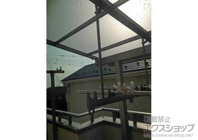 滋賀県大津市のLIXIL リクシル(トステム)のカーポート カーブポートシグマIII ワイド 積雪〜20cm対応 施工例