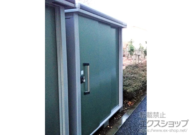 東京都八女市のイナバの物置・収納・屋外倉庫 エルモ 一般型(LMD-1818) 施工例