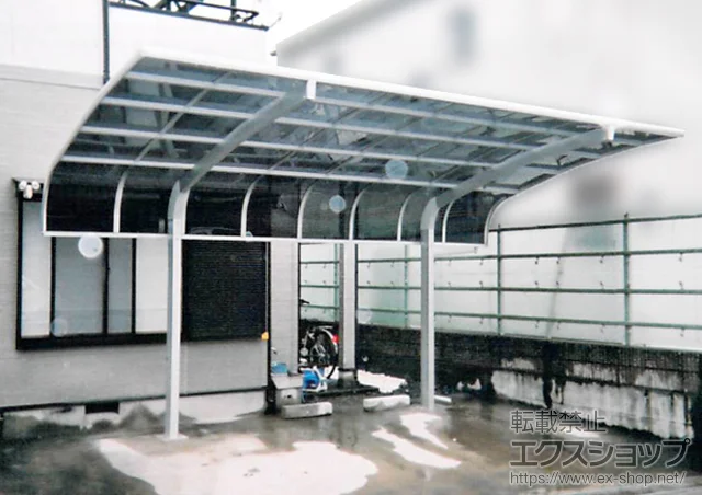 群馬県宮崎市のLIXIL(リクシル)のカーポート テールポートシグマIII 積雪〜20cm対応 施工例