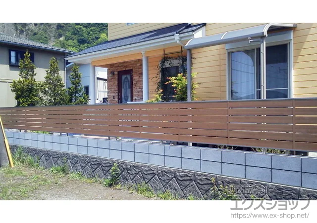 鹿児島県香取市のValue Selectのフェンス・柵 ジオーナフェンスYS型 フリーポールタイプ 施工例