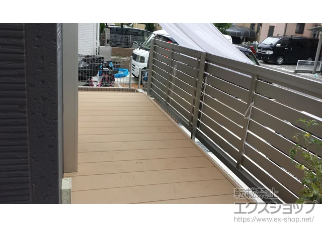 埼玉県練馬区ののフェンス・柵 ルシアスフェンスH02型 自由柱施工 施工例