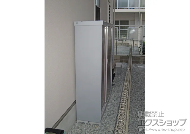 兵庫県東金市のヨドコウの物置・収納・屋外倉庫 シンプリー 一般型(MJN-134DP) 施工例
