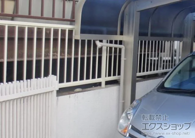 東京都宝塚市のLIXIL リクシル(TOEX)のフェンス・柵 ハイサモア フリーポールタイプ 施工例