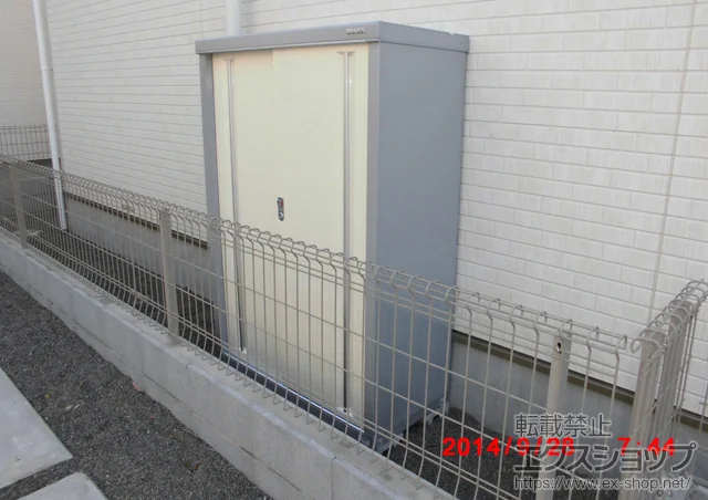 神奈川県藤沢市のイナバの物置・収納・屋外倉庫 シンプリー 一般型(MJN-115DP FW) 施工例