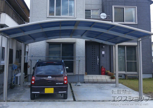 徳島県横浜市のLIXIL リクシル（トステム）のカーポート レイナツインポートグラン　積雪〜20cm対応 施工例