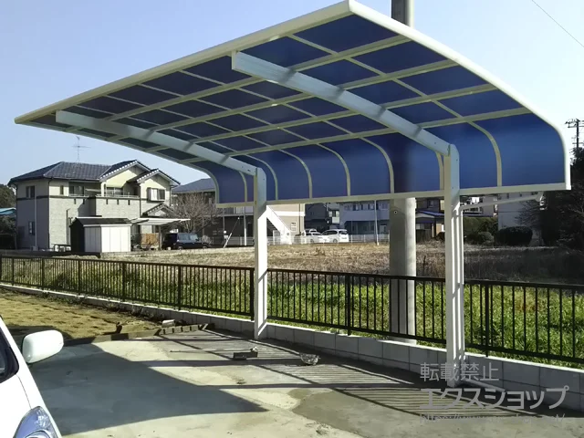 千葉県伊丹市のYKKAPのカーポート レイナキャップポートグラン　積雪〜20cm対応 施工例