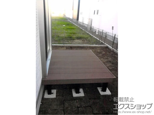 埼玉県小金井市ののフェンス・柵、ウッドデッキ マージウッドデッキ 施工例
