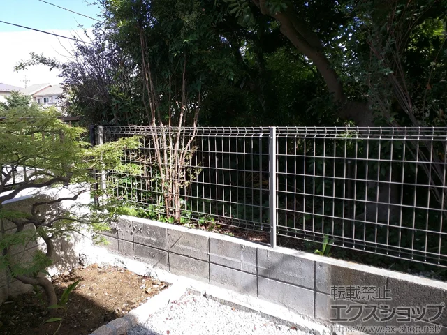 神奈川県袋井市ののフェンス・柵 ハイグリッドフェンスUF8型 フリーポールタイプ 施工例