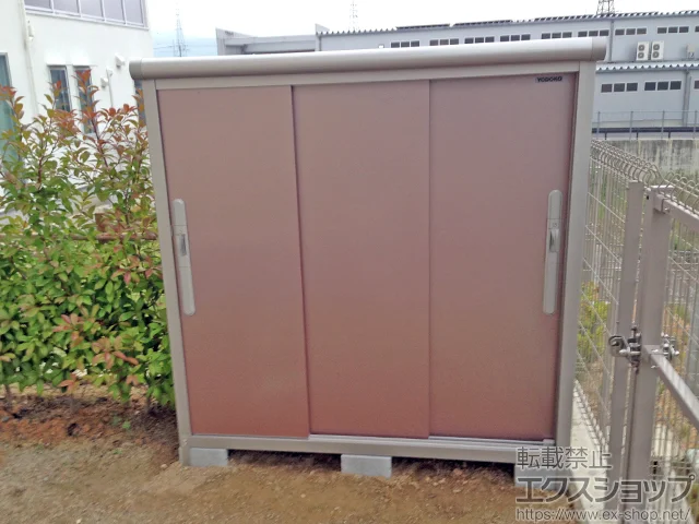 滋賀県名古屋市のヨドコウの物置・収納・屋外倉庫 エスモ 一般型（ESD-1507EGL MR） 施工例