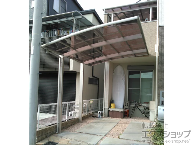 大阪府厚木市ののテラス屋根、カーポート レイナポートグラン　積雪〜20cm対応 施工例