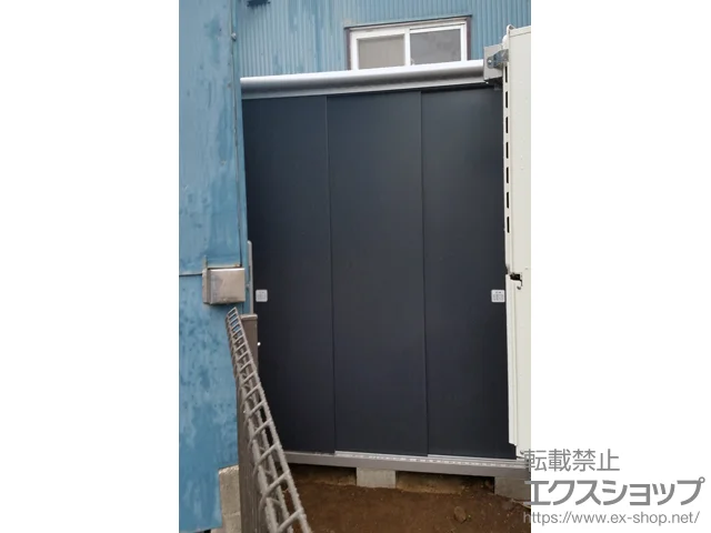 神奈川県横浜市のヨドコウの物置・収納・屋外倉庫 エスモ 一般型（ESD-1509AGL SM） 施工例