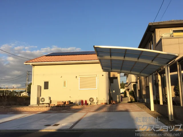 愛媛県江田島市のLIXIL(リクシル)のカーポート レイナポートグラン　積雪〜20cm対応 施工例