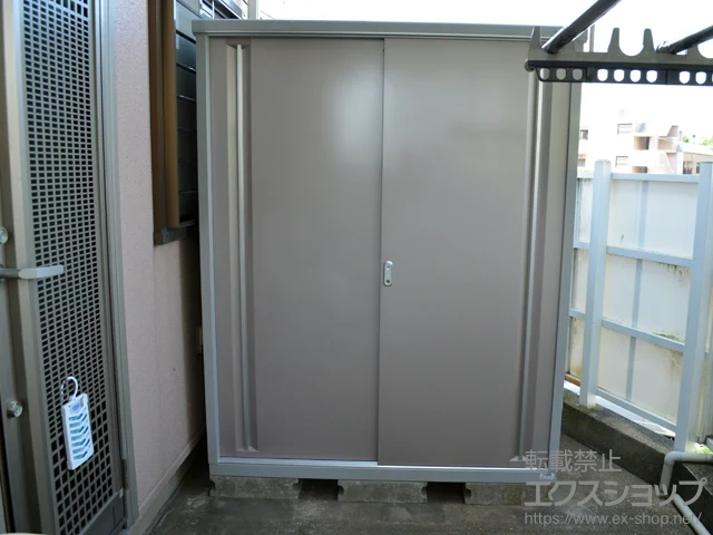 福岡県川西市のタクボの物置・収納・屋外倉庫 シンプリー 一般型(MJX-159EP AR) 施工例