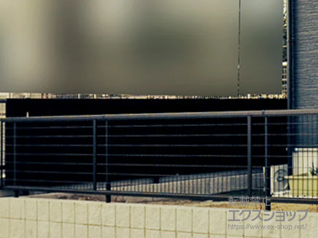 福岡県練馬区の積水樹脂(セキスイ)のフェンス・柵 ミエーネフェンス 自由柱 施工例
