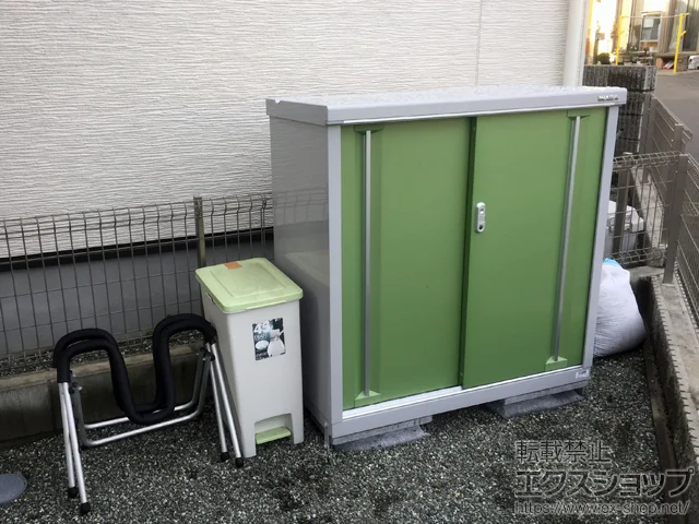神奈川県明石市のイナバの物置・収納・屋外倉庫 シンプリー 一般型 (MJX-115B-LG) 施工例