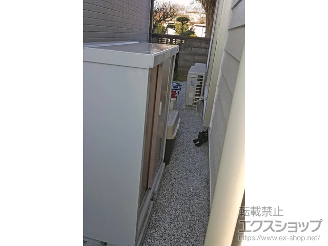 神奈川県鳩山町のイナバの物置・収納・屋外倉庫 シンプリー 一般型 (MJX-094B-P-AR) 施工例
